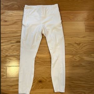 Athleta white leggings